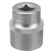Головка торцевая, 27 мм, двенадцатигранная, CrV, под квадрат 1/2, хромированная Stels 13671