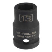 Головка ударная шестигранная, 13 мм, 1/2, CrMo Stels 13917
