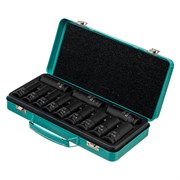 Набор ударных глубоких шестигранных торцевых головок, 1/2", 10-24 мм, в кейсе 12 шт. Stels 13998