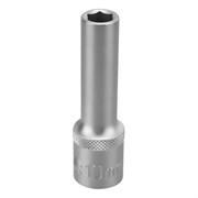 Головка торцевая удлиненная, 10 мм, шестигранная, CrV, под квадрат 1/2 Stels 13839