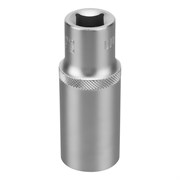 Головка торцевая удлиненная, 22 мм, шестигранная, CrV, под квадрат 1/2 Stels 13851