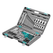 Набор инструментов, 1/4", 3/8", 1/2", Cr-V, S2, усиленный кейс, 216 предметов Stels 14115