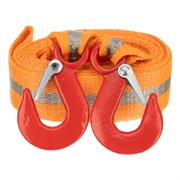 Трос буксировочный 2.5 т, 5 м, 2 крюка, сумка на молнии Stels 54377