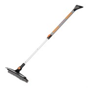 Щетка-сметка для снега со скребком телескопическая 900-1300 мм Stels 55301