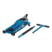 Домкрат гидравлический подкатной 3 т, быстрый подъем, Low profile quick lift, 75-505 мм, профессиональный STELS 51137