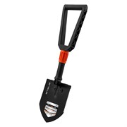 Лопата походная, 150х205х253 - 590 мм, пластик. рукоятка, складная в чехле, Stels 61462