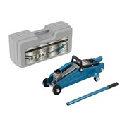 Домкрат гидравлический подкатной, 2 т, h подъема 140-340 мм, в кейсе Stels 51128