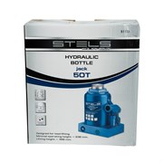 Домкрат гидравлический бутылочный, 50 т, H подъема 236-356 мм Stels 51113