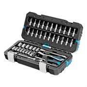 Набор инструментов, 1/4", CrV, 120 зубьев, 42 предмета Gross 14146