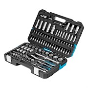 Набор инструментов, 1/4", 1/2", CrV, 120 зубьев, 109 предметов Gross 14155