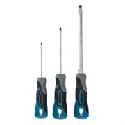 Набор отверток SL, 3 шт, S2, трехкомпонентная рукоятка Gross 12165
