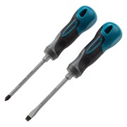 Набор отверток комбинированный 2 шт, S2, трехкомпонентная рукоятка Gross 12168