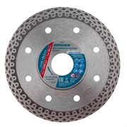 Диск алмазный, 115 х 22.2 мм, тонкий, сплошной (Jaguar) мокрая резка Gross 73052