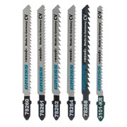 Набор полотен для электролобзика по дереву, 6 шт, Profi, пластиковый кейс Gross 78290