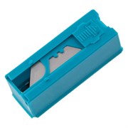 Лезвия, 19 мм, трапециевидные, пластиковый пенал, 12 шт Gross 79376