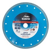 Диск алмазный, Турбо 230 х 22.2 мм, сухая резка Барс 73075