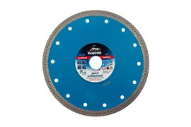 Диск алмазный, сплошной 180 х 22.2 мм, тонкий, сухая/мокрая резка Барс 73095