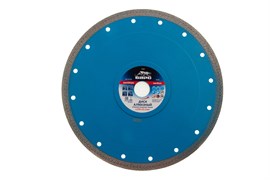 Диск алмазный, сплошной 230 х 22.2 мм, тонкий, сухая/мокрая резка Барс 73097