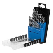 Набор сверл по металлу, 1-10 мм (через 0.5 мм) 19 шт, Р6М5, вышлиф, цилиндрический хвостовик Барс 72374