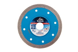 Диск алмазный, сплошной 125 х 22.2 мм, тонкий, сухая/мокрая резка Барс 73092