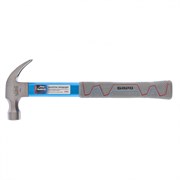 Молоток-гвоздодер 370 г, фибергласовая обрезиненная рукоятка, алюминиевая защита Барс 10455