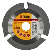 Диск пильный для УШМ, "Мультирез", 125 мм, посадка 22.2 мм Denzel 73398