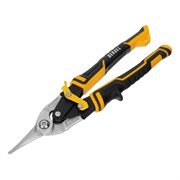 Ножницы по металлу, 270 мм, прямой рез, сталь-CrMo, трехкомпонентные рукоятки Denzel 78370