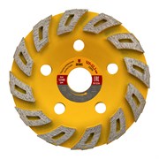 Чашка алмазная зачистная, 125 мм, Турбо Denzel 72970