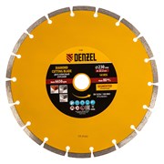 Диск алмазный, отрезной сегментный, 230 х 22.2 мм, сухая резка Denzel 73104