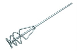 Миксер для песчано-гравийных смесей, 60 х 400 мм, оцинкованный, хвостовик SDS Plus Denzel 848257