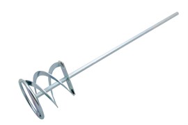 Миксер для красок и штукатурных смесей, 80 х 400 мм, оцинкованный, шестигранный хвостовик 8 мм Denzel 848447