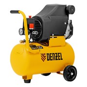 Компрессор воздушный DLC1300/24 безмасляный 1.3 кВт, 24 литра, 206 л/мин Denzel 58171