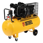 Компрессор воздушный BCV2200/100, ременный привод, 2.2 кВт, 100 литров, 370 л/мин Denzel 58110