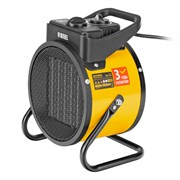 Тепловая пушка, керамический нагреватель (тепловентилятор) DHC 3-150, 230 В, 0.025/1.5/3 кВт Denzel 96431