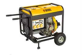 Генератор дизельный DD6300Е, 5.0 кВт, 220 В/50 Гц, 15 л, электростартер Denzel 94657