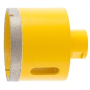 Сверло алмазное по керамограниту, 70 мм, мокрая резка, М14 Denzel 72694