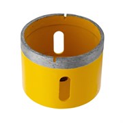 Сверло алмазное по керамограниту, 75 мм, мокрая резка, М14 Denzel 72695