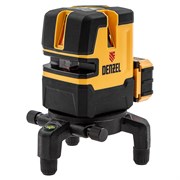 Лазерный уровень LX 06 Green, 30 м, 520 нм, аккумулятор Li 5200 mAh, резьба 5/8" Denzel 35072