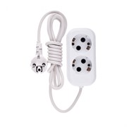 Удлинитель бытовой серия УХз-10-202, с заземлением, 2 м, 2 розетки, 10 A Denzel 95960