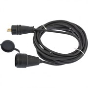 Удлинитель электрический силовой, 10 м, 1 розетка, КГ 3 х 1.5 мм, 16 А, тип УХЗ-16, Denzel 96030