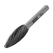 Борфреза по металлу твердосплавная, элипсообразная, тип-H, 12 мм Denzel 72063