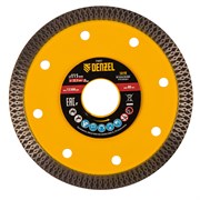 Диск алмазный отрезной 115 х 22,2мм, сплошной, супертонкий, горячий пресс, сухой/мокрый рез Denzel 73057