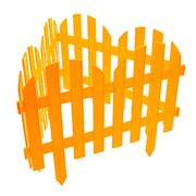 Забор декоративный "Романтика", 28 х 300 см, желтый, Palisad 65023