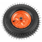 Колесо пневматическое усиленное, шина 8PR, 4.00-8 D400 мм, внутренний диаметр подшипника 12 мм, длина оси 90 мм Palisad 68952