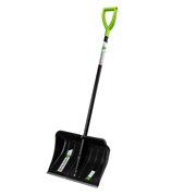 Лопата для уборки снега, полипропилен, 535х375х1400, стальной черенок, BASE Palisad 61493