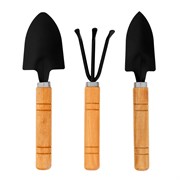 Набор по уходу за комнатными растениями, деревянные рукоятки, 3 предмета, Palisad 63043