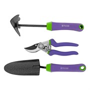 Набор садового инструмента, обрезиненные эргономичные рукоятки, 3 предмета, Era, Palisad 62903