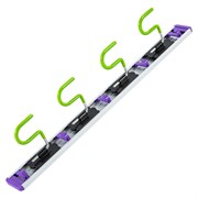 Алюминиевый настенный держатель для садового инструмента, 4 крюка, Palisad 68304