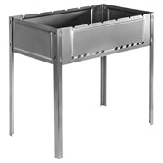 Мангал облегченный с ребрами жесткости 500 х 300 х 500 мм, Camping Palisad 69544