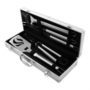 Набор приборов для барбекю, 5 шт, в алюминиевом кейсе, Camping Palisad 69579